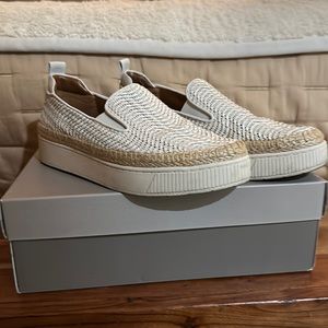 Franco Sarto woven platform loafers. Great condition. No rips or pulls.